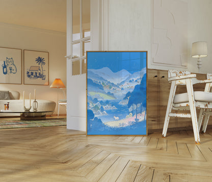 Winter River Valley Landscape Poster

Winterliches Flusstal-Landschaftsplakat