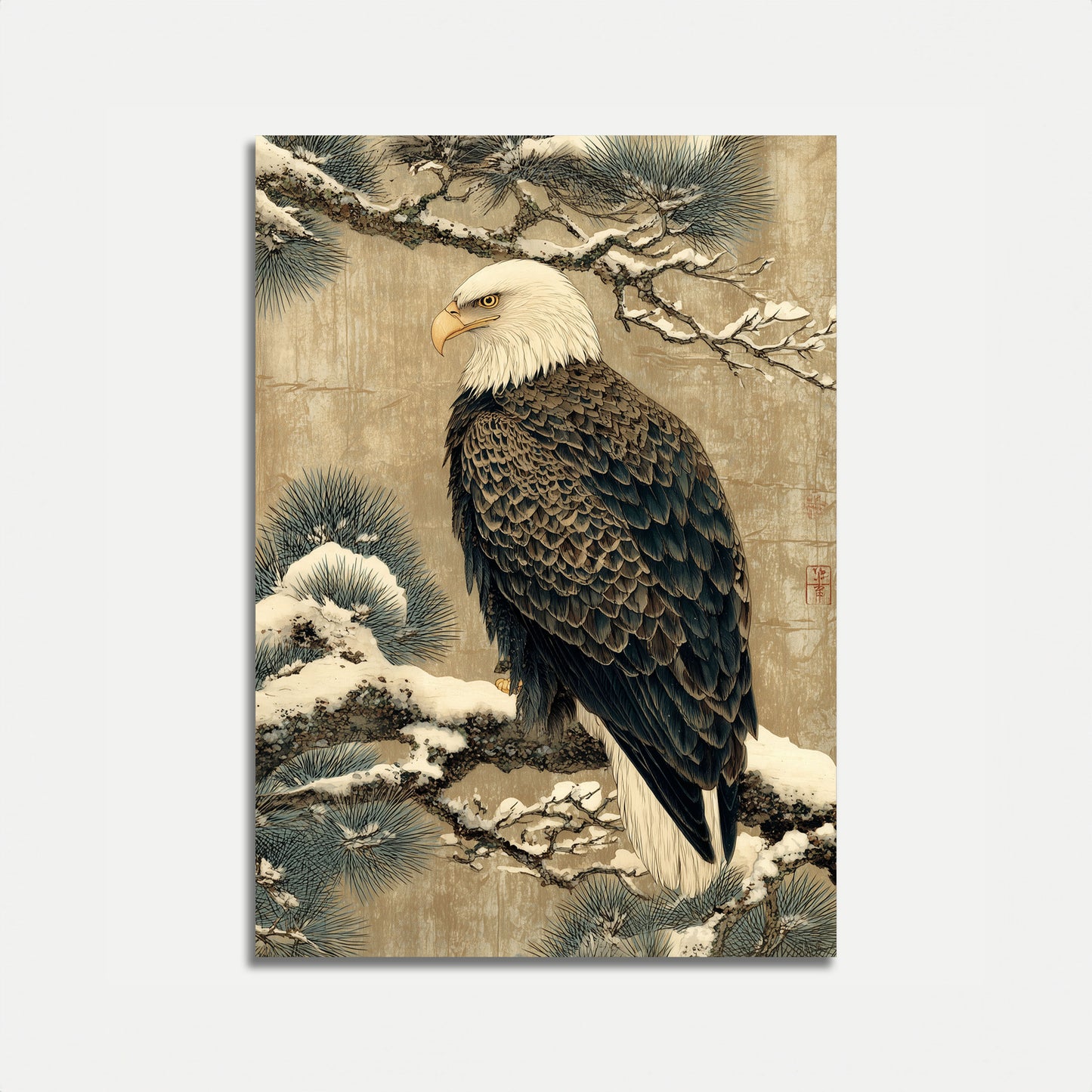 Baal Eagle in Winter Poster
