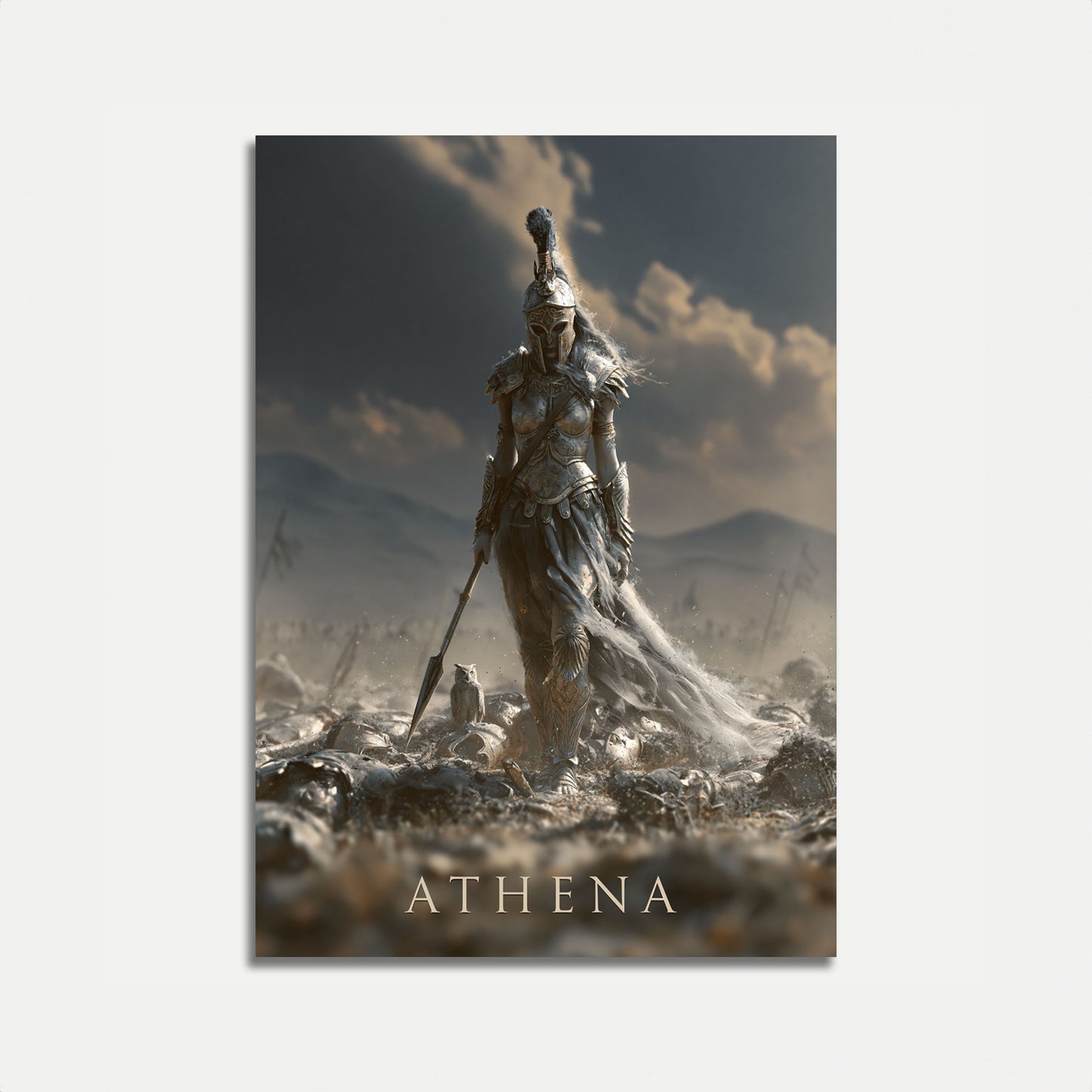 Athena Warrior Goddess Poster