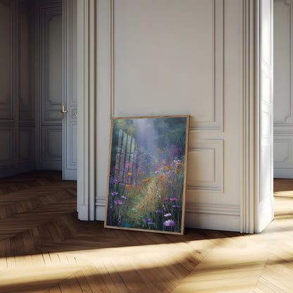 Verzauberter Wiesen-Wildblumen-Poster