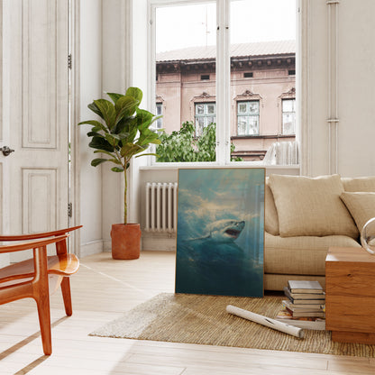 Great White Shark Ocean Majesty Poster