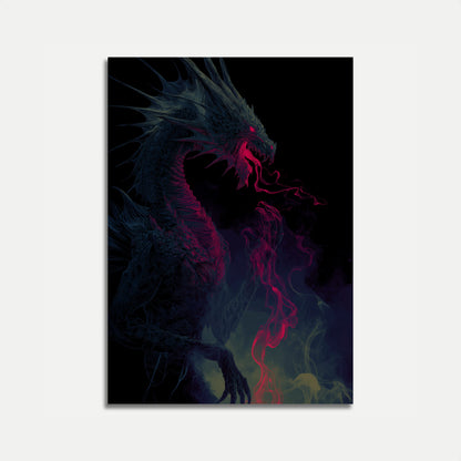 Crimson Dragon's Breath Poster