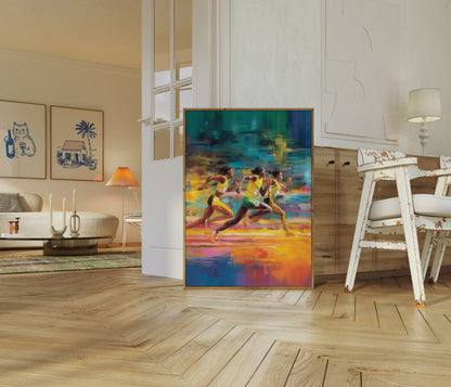 Vibrant Sprint Champions Poster