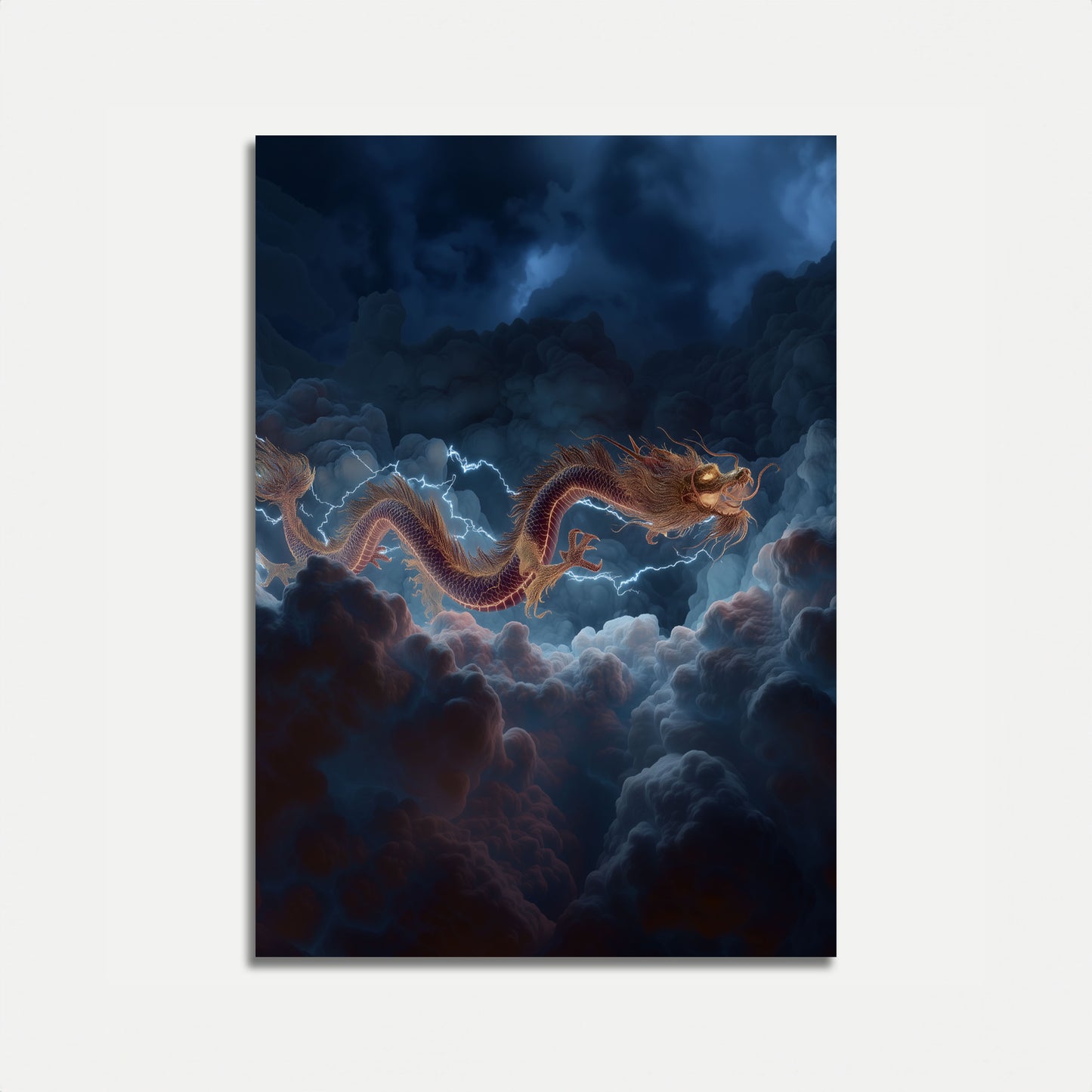 Storm Dragon Mystic Poster