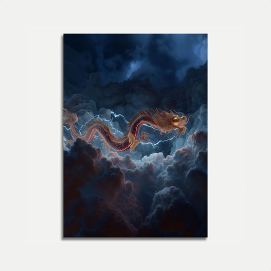 Storm Dragon Mystic Poster