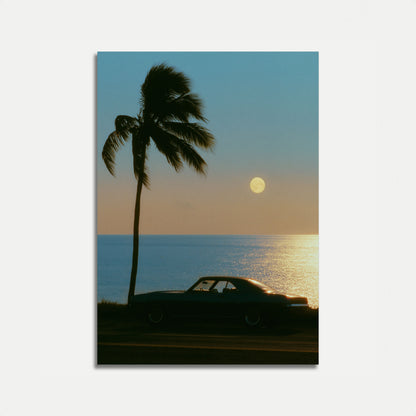 Plakat: Moonlight Drive ved Havet