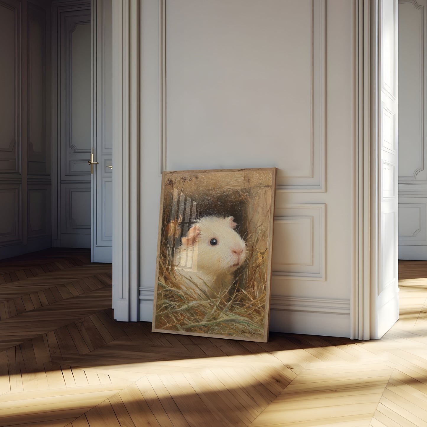 Póster del refugio de cobayas esponjosas