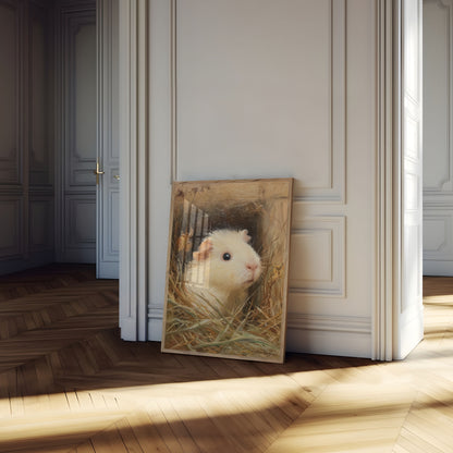 Póster del refugio de cobayas esponjosas