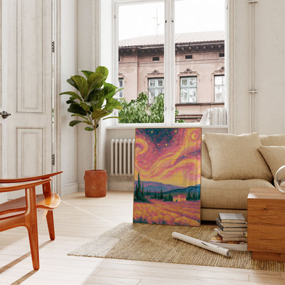 Nachtlandschaft Poster