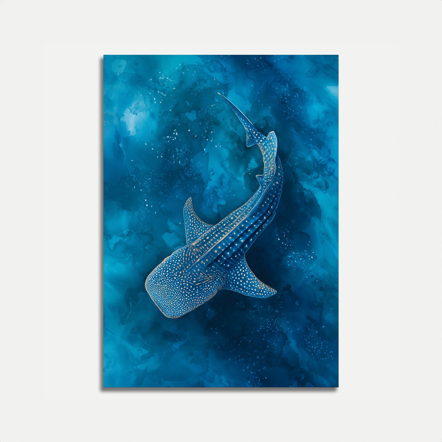 Spotted Whale Shark Ocean Poster