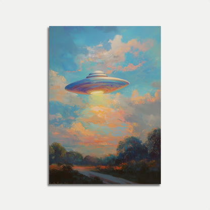 Kosmisk Møde UFO Plakat