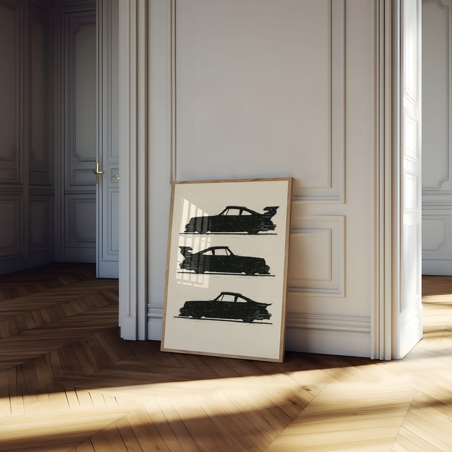Plakat Klasyczne Amerykańskie Samochody Mięśniowe