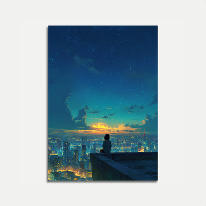 City of Stars Night Poster