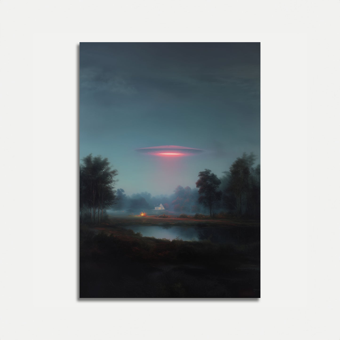 Alien Encounter Night Poster