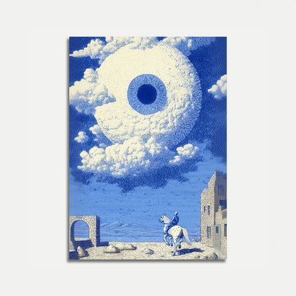 Giant Eye in Sky Poster