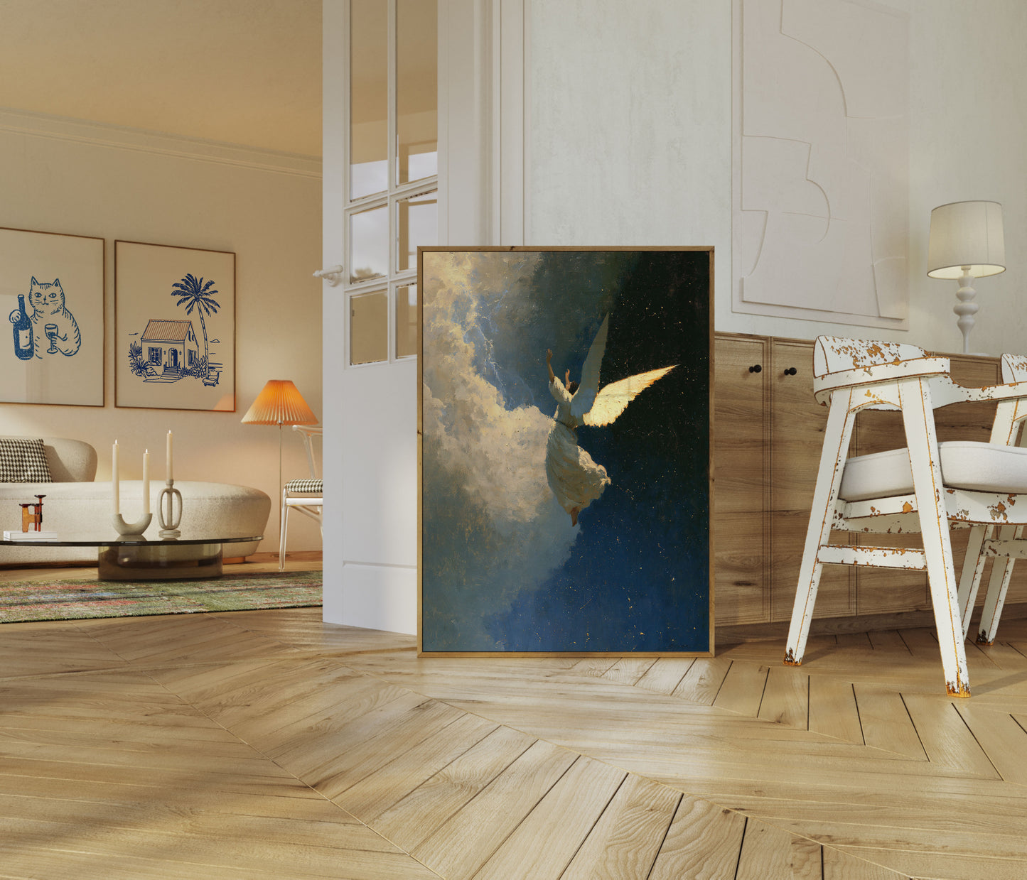 Angel Ascending to Heaven Poster