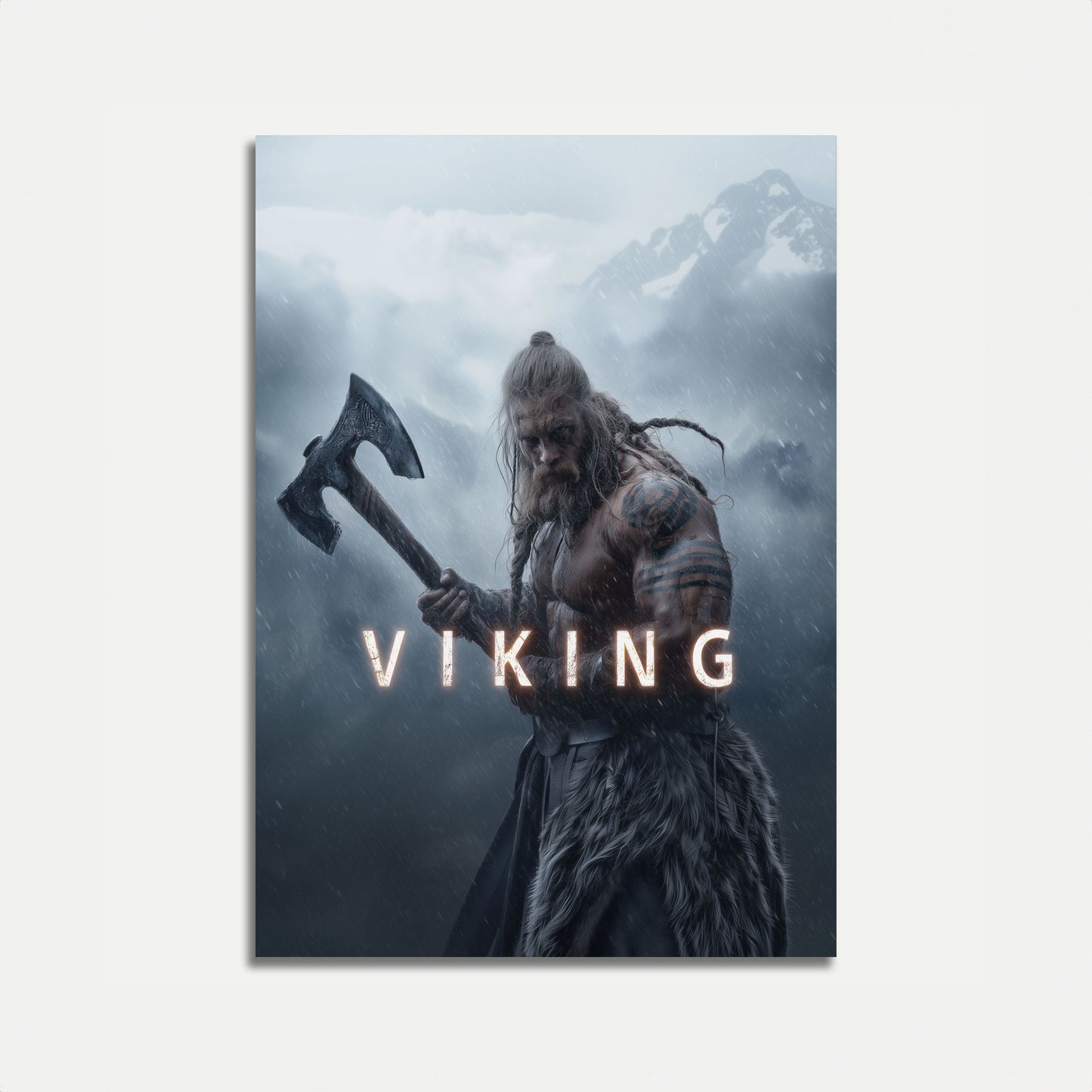 Fierce Norse Warrior Poster