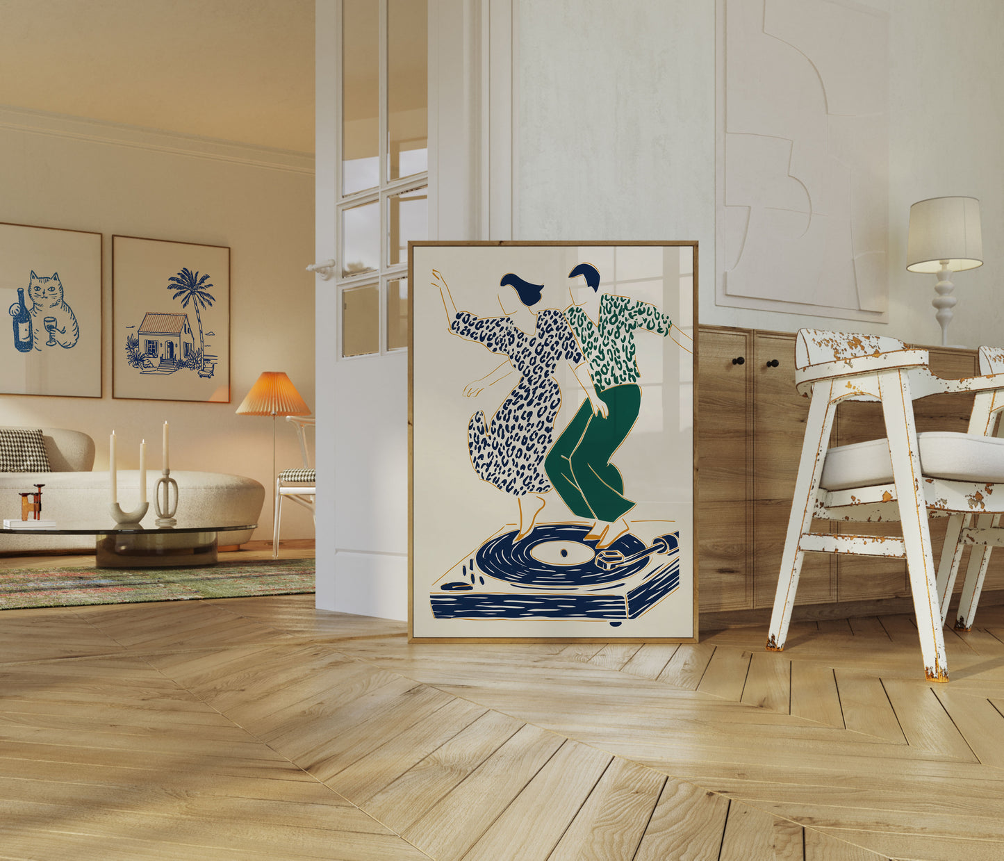 Dancing on Vinyl Groove Poster