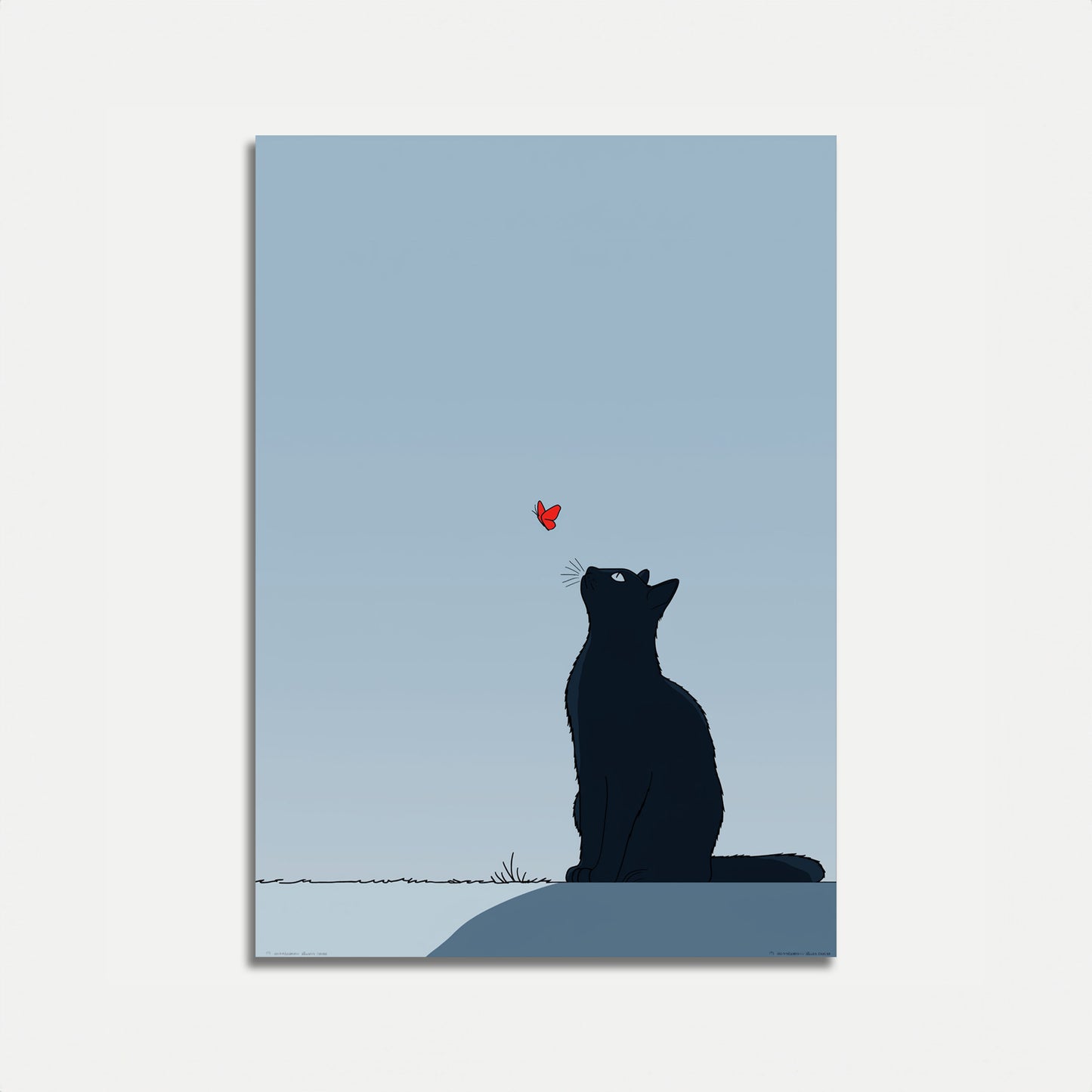 Curiosity Meets Serenity Poster