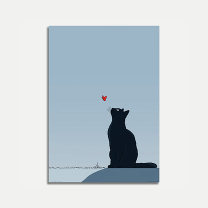 Curiosity Meets Serenity Poster