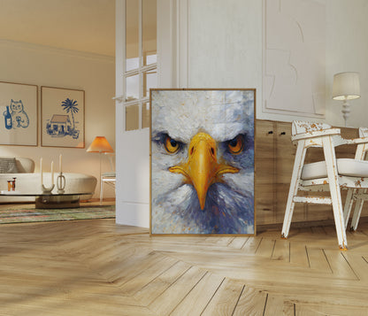 Bald Eagle Portrait Poster