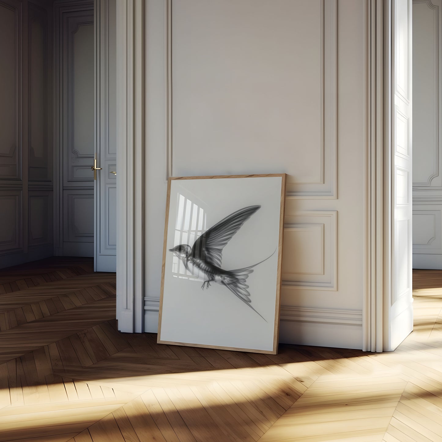 Ethereal Flight Bird Poster