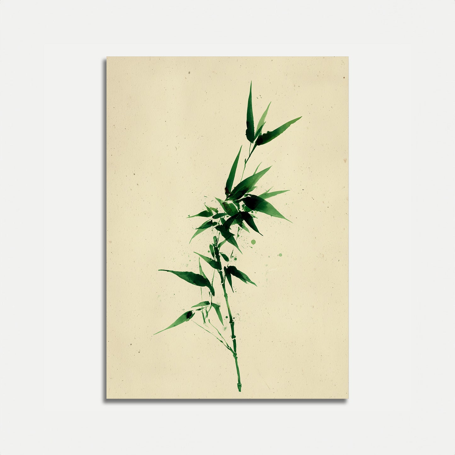 Minimalist Bamboo Branch Poster