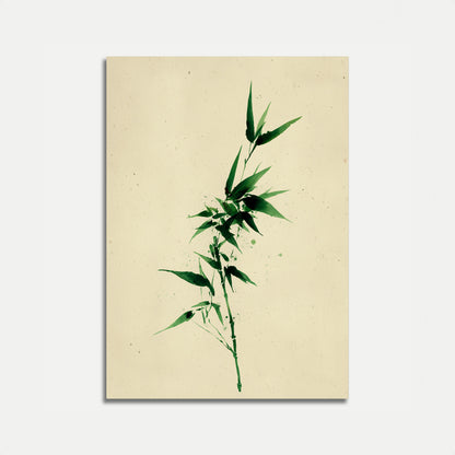 Minimalist Bamboo Branch Poster