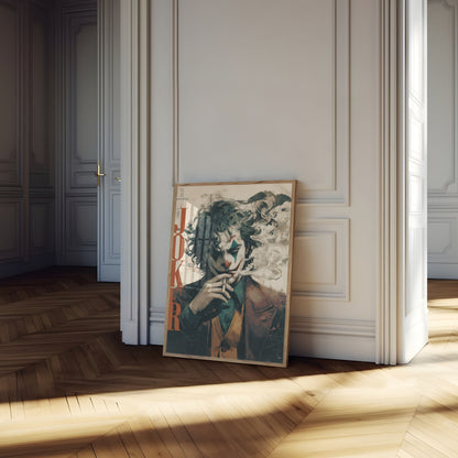 Smoking Joker Dark Art Poster