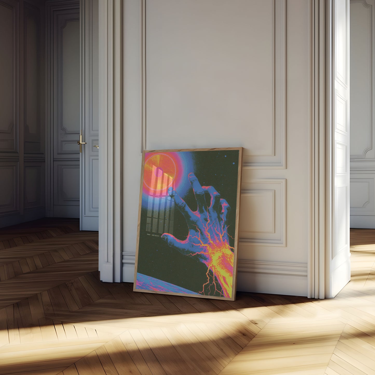 Poster Energia Cosmica della Mano