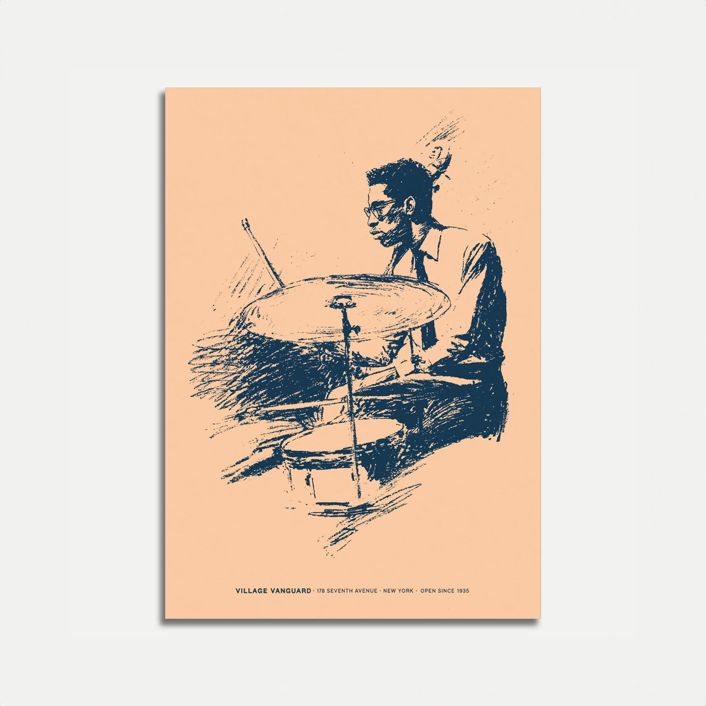 Village Vanguard-jazztrummisaffisch