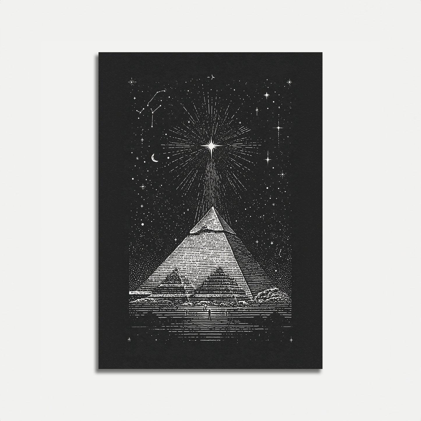 Plakát Spiritual Pyramid Light