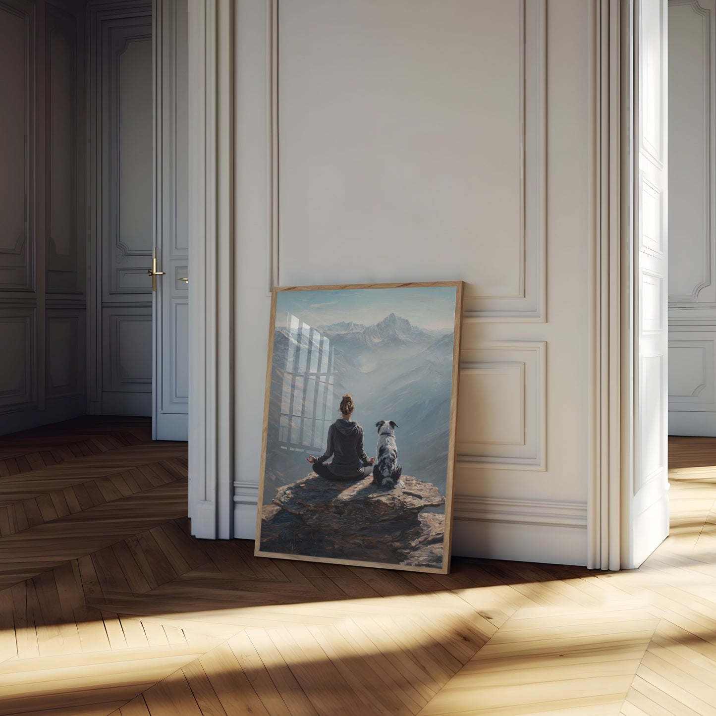 Bjergmeditationers Følgesvende Plakat