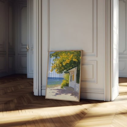 Sunny Coastal Retreat Poster