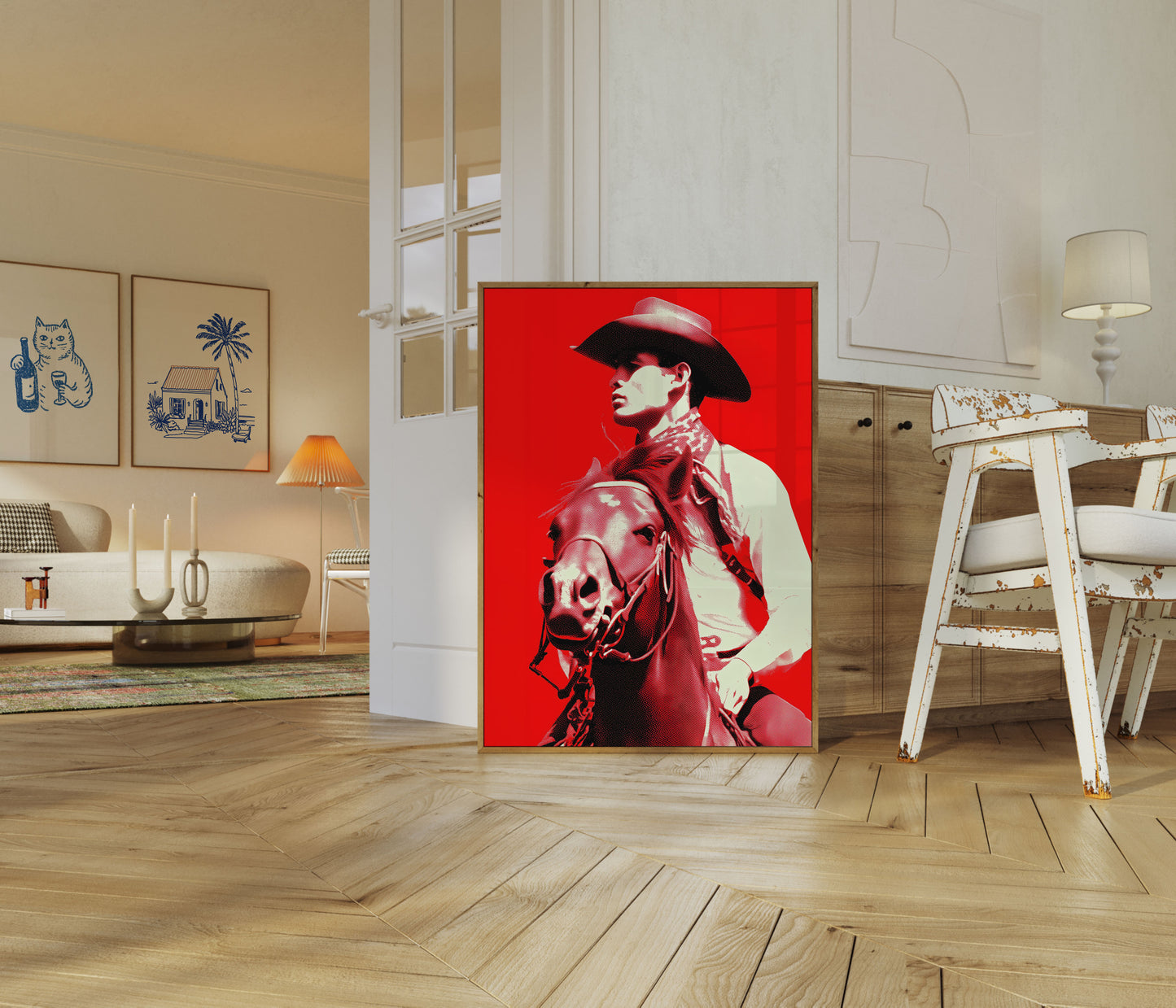 Red Rider Western Poster