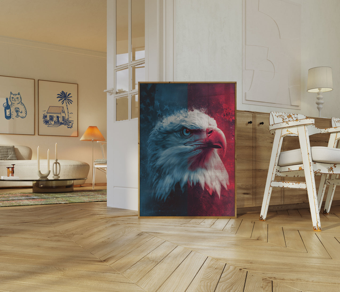 Divided Eagle Spirit Poster