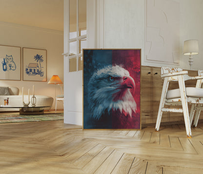 Divided Eagle Spirit Poster