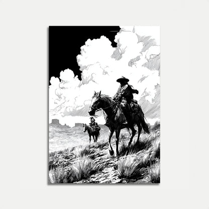 Reiter der Westlichen Ebenen Poster