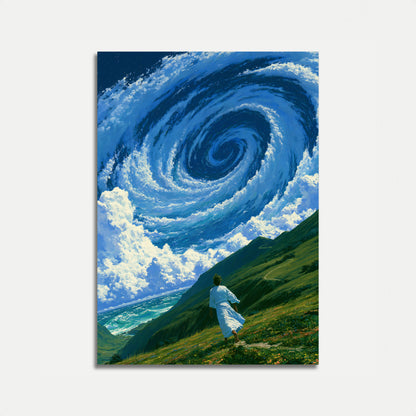 Tempesta sulla Valle Montana Poster