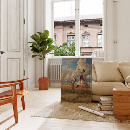 Prairie Spirit Native American Poster