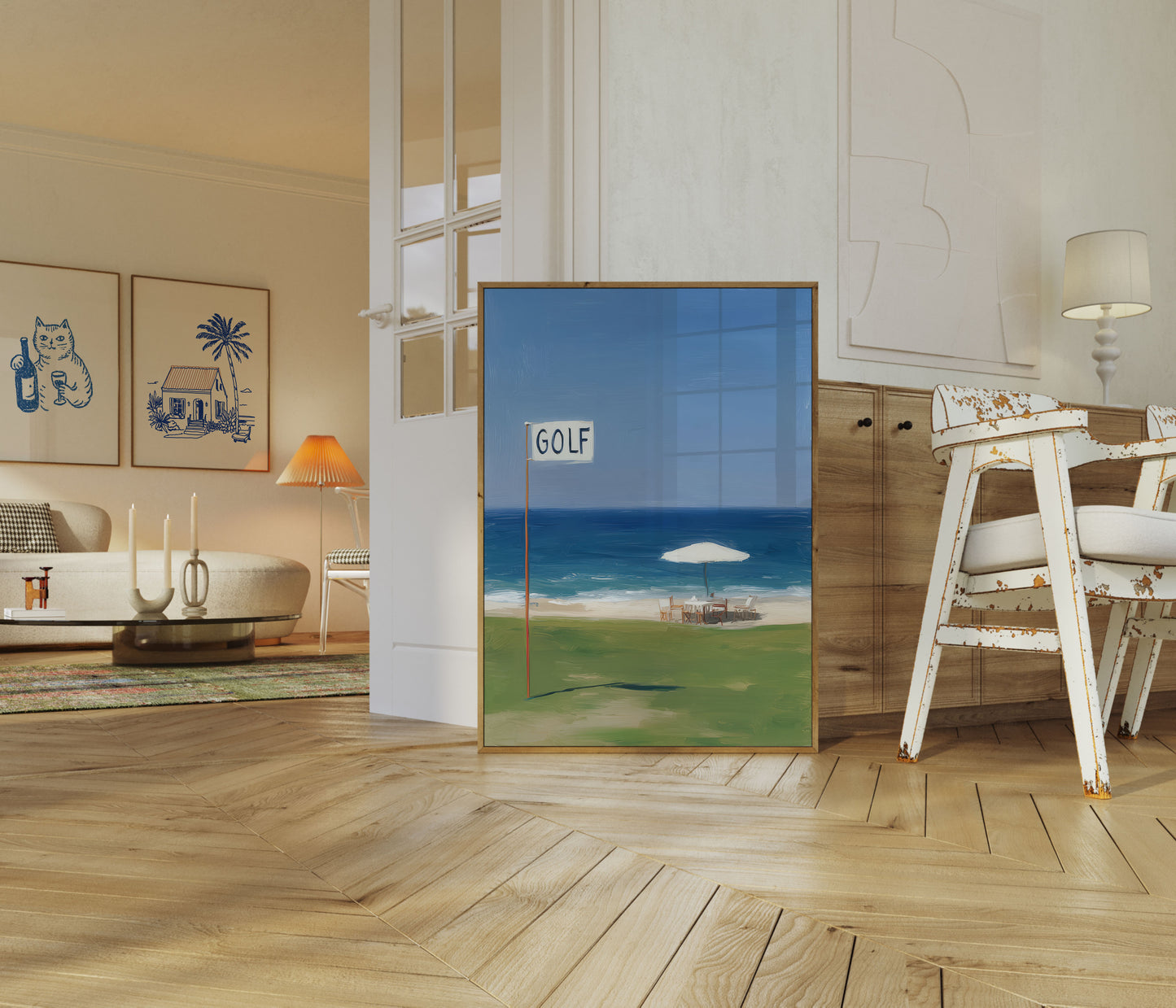 Coastal Golf Retreat Poster