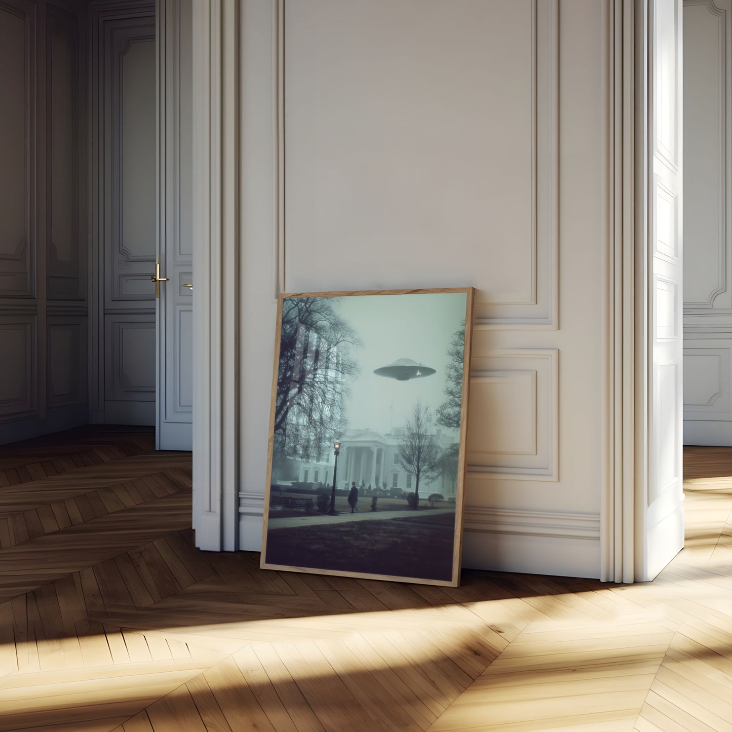 UFO White House Encounter Poster