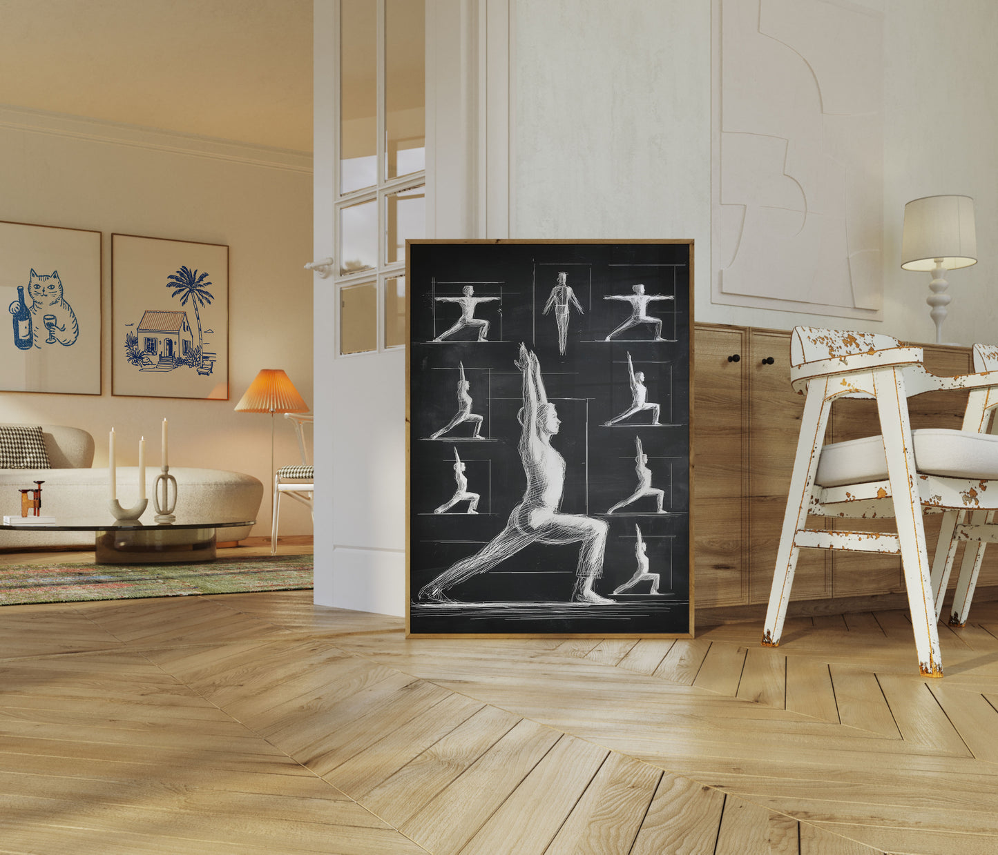 Plakat Studium Pozycji Jogi