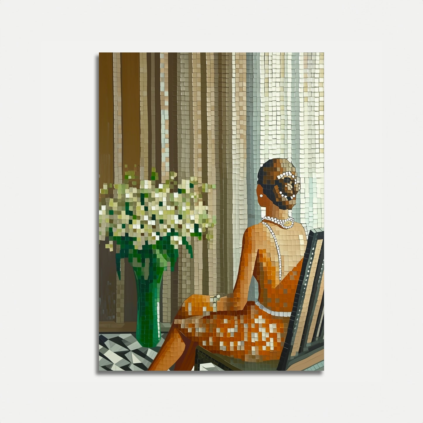 Mosaic Moments Vintage Elegance Poster