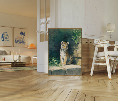 Majestic Tiger Sanctuary Poster