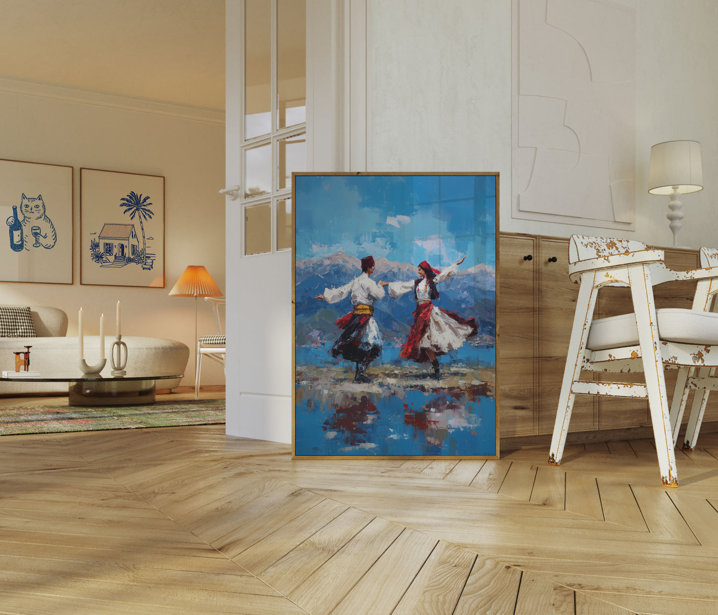 Bergsfolkdans Affisch