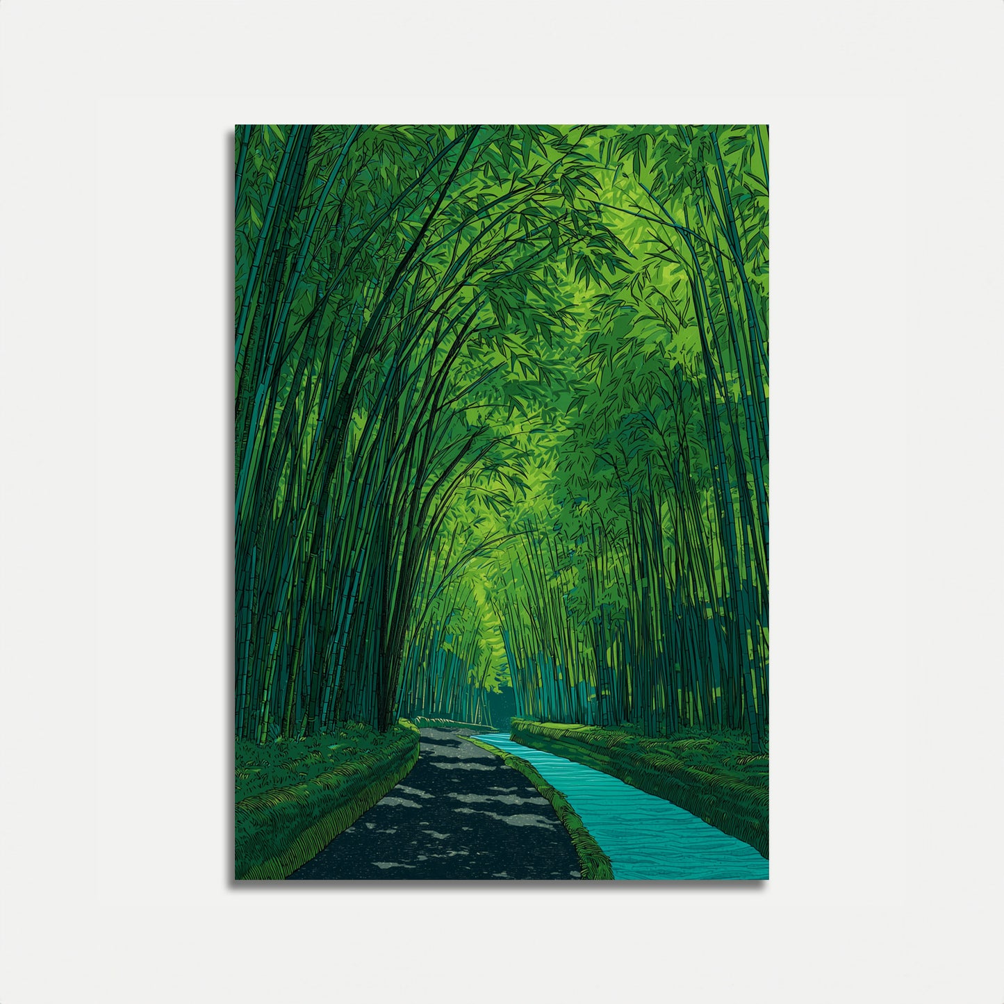 Bambu­skogs­vägen Poster