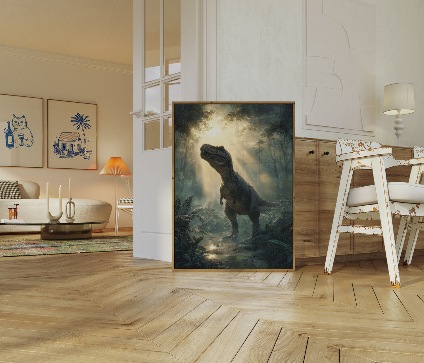 Póster del Rey de la Jungla Prehistórica