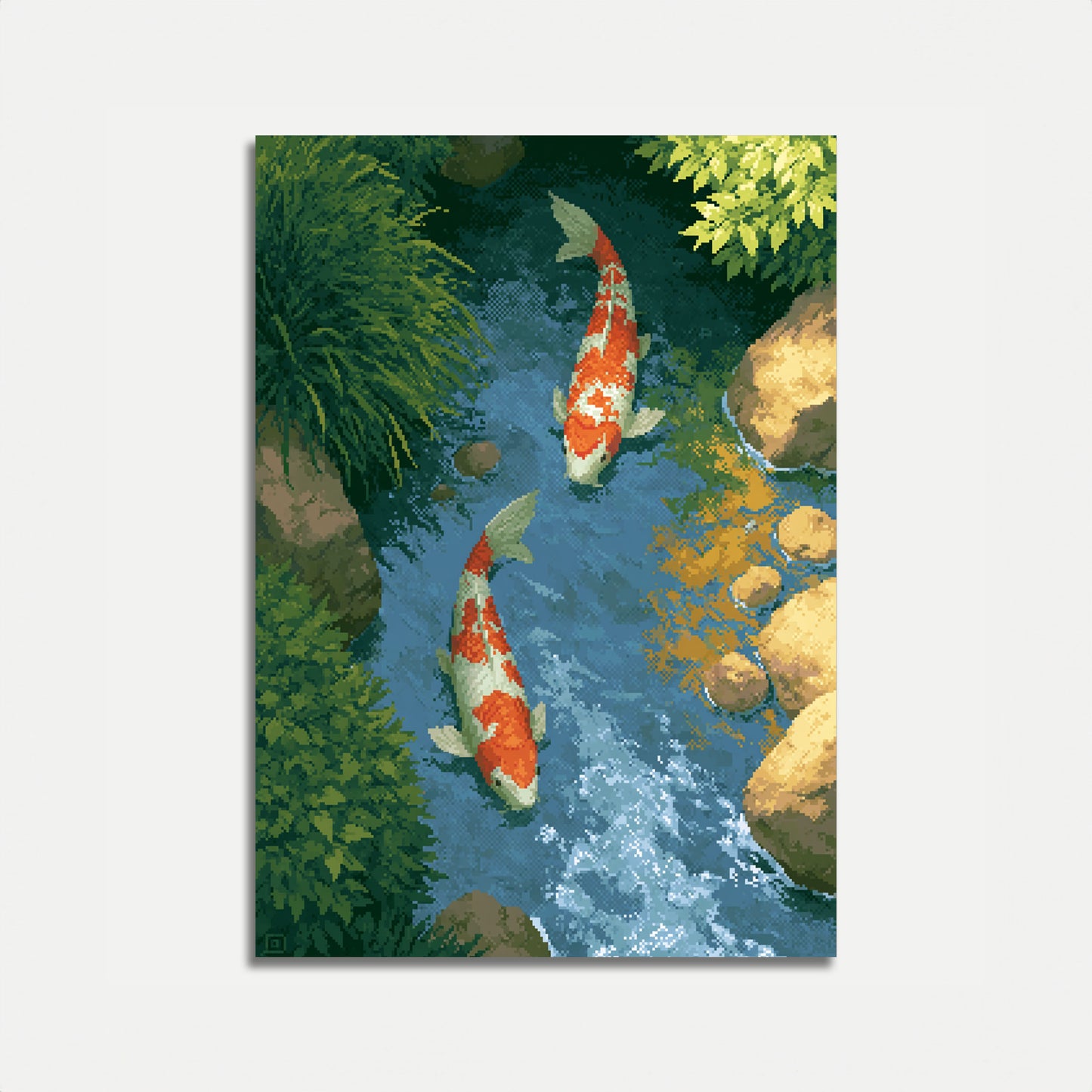 Pesce Koi nel Poster del Torrente
