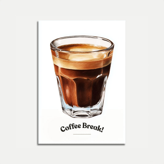 Espresso Coffee Break Poster